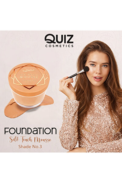 QUIZ Foundation Silk Touch Mousse – Απαλή Υφή