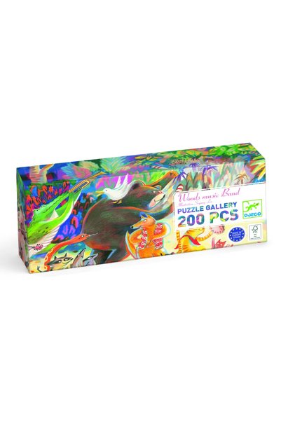 djeco Puzzle galerie Trupa muzicala din padure,