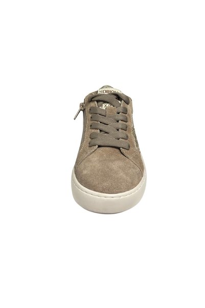 şenler bebe world kids Women's Sneakers – Sand Suede Genuine Leather