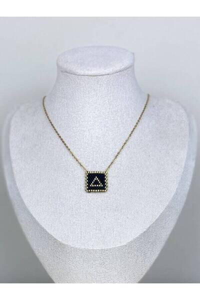 Glamorous Style Γυναικείο Χρυσό Κολιέ Μονόγραμμα «Δ» Miyuki