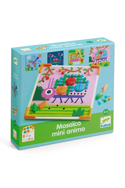 djeco Jucarie educativa Mozaic mini animo,