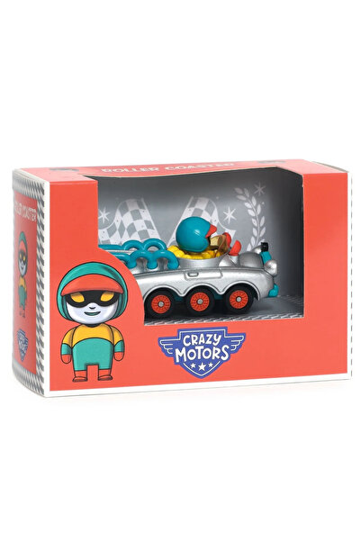djeco Masina de curse Roller coaster Colectia Crazy Motors,