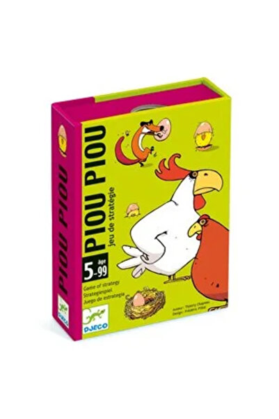 djeco Joc de carti Piou Piou,