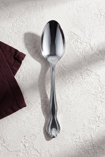 Perotti Shell 6-piece stainless steel dinner spoon set