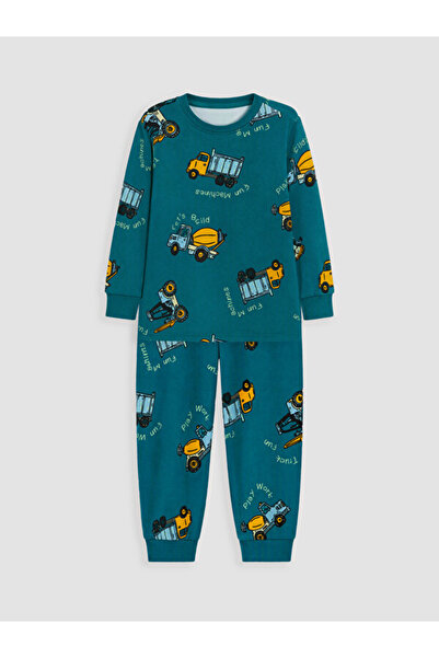 LC Waikiki Timeless Clothing & Timeless Choices Embroidered Boys' Pajama Set