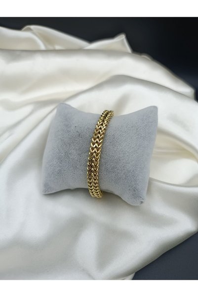 Multi JEWEL Steel Braided Chain Bracelet - Thick Model