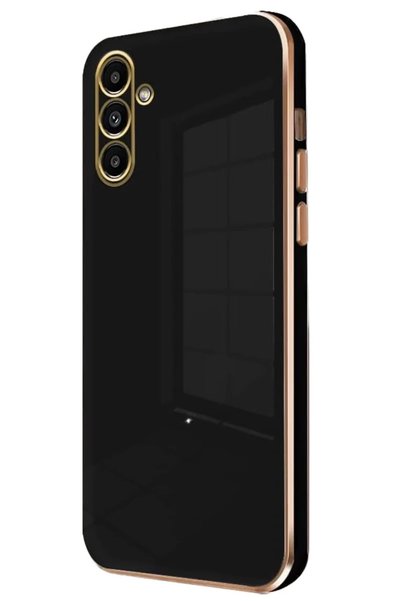 Bezos Samsung Galaxy M15 Compatible Case Volet Silicone - Black