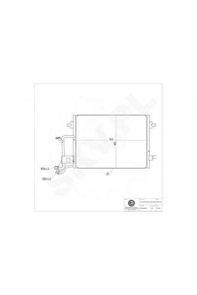 ESEN SKV Radiator aer condiționat Audi A4 B5 VW Passat B5 8D0260403H