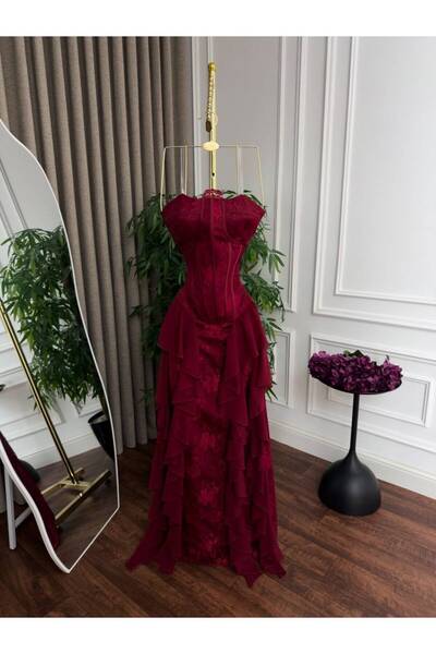 Al-Hanouf Fashion فستان دانتيل فخم