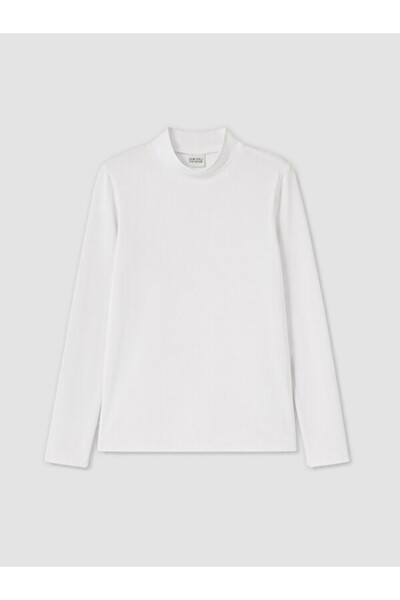 LC Waikiki Timeless Clothing & Timeless Choices High Collar Girl's T-Shirt