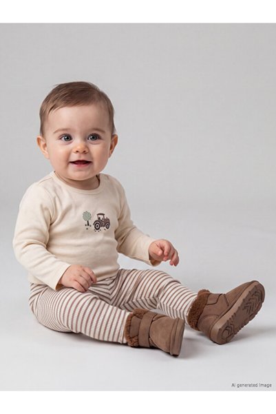 LC Waikiki Timeless Clothing & Timeless Choices Baby Boy Snap-On Bodysuit and...