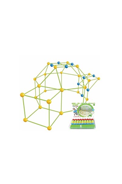 OEM Kit de constructie cort pentru copii, 87 piese, 3 ani +, multicolor