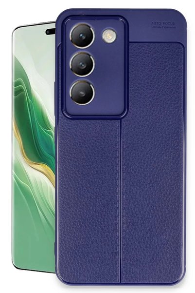 Bezos غطاء فيفو V30 لايت 4G المتوافق مع التركيز التلقائي - أزرق داكن