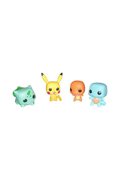 OEM Set 4 figurine Pikachu si prietenii sai, 8 cm