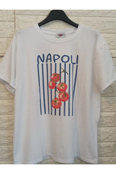 Glamorous Style Γυναικείο Βαμβακερό T-Shirt με Ντομάτες