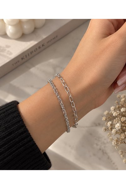 MAKSESUAR Women's 2-Piece Bracelet Set