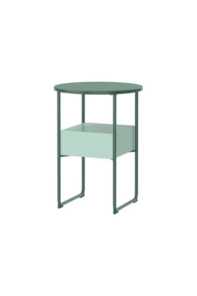 IKEA BLANKHALLAN komodin , yeşil-turkuaz