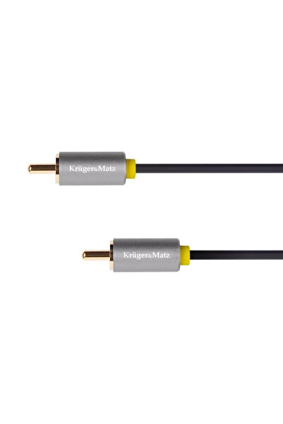 Kruger&Matz Cablu 1x RCA - 1x RCA 1.8m BASIC
