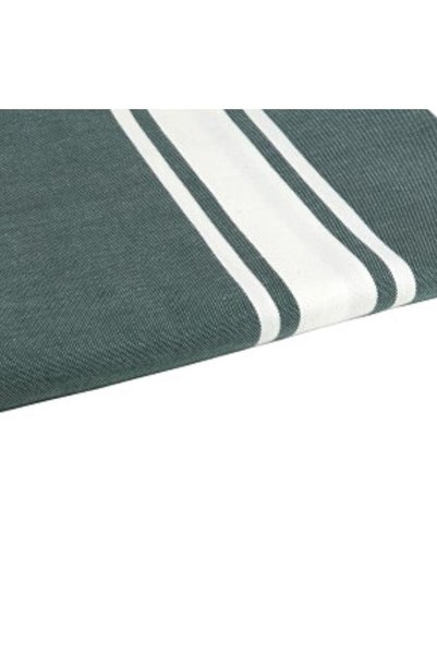 Sand & Sol Classic Beach Towel Dark Green - 100% Recycled Cotton Fouta 200 x ...