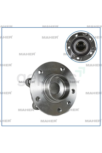 MAHER Teker Poryası 500X 2014 1.6JTD On Rulmanli 5 Bijon ABS Sensorlu
