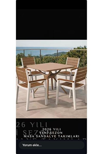 70x70 Himayala masa 4 platium sandalye