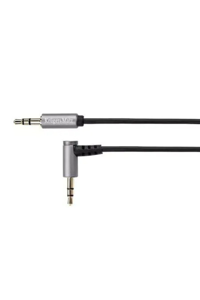 Kruger&Matz Cablu prelungitor Jack 3.5 mm la 3.5 90 grade 1m Profesional