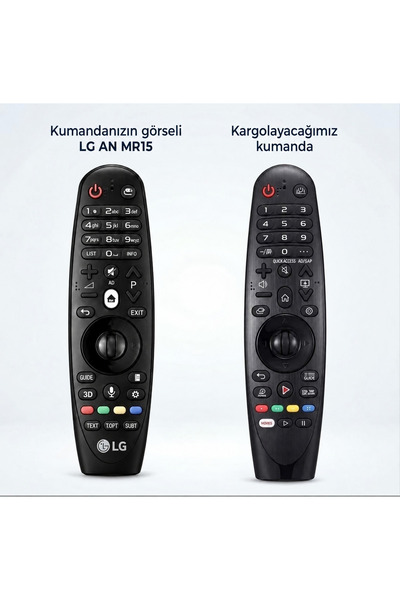 LG AN MR15 uyumlu Airmouse özellikli ses komutsuz kumanda