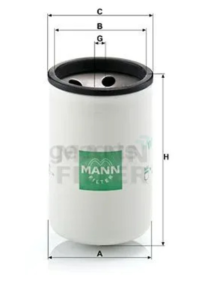 MANN Yağ Filtresi John Deere series 5 5075E 2011