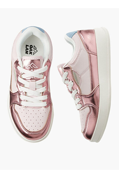 Oaklan by Shoexpress Girls Colourblock Lace-Up Ankle Sneakers