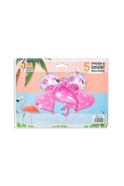 Bezos Svn-257 Balloon Foil Set Ring Flamingo 1 Piece