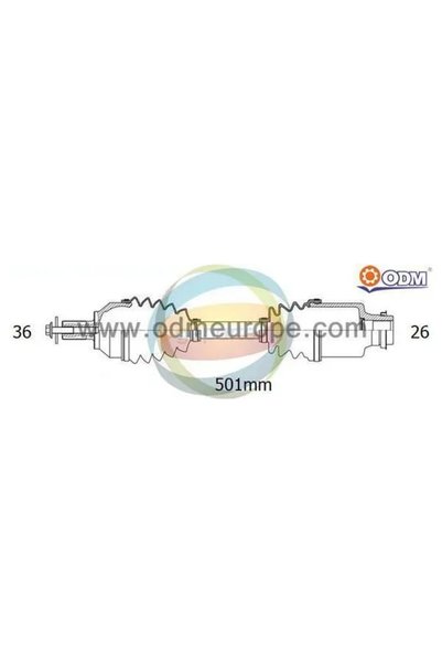 BSG Aks Kafası Dis Mazda 3 (BK) 2003-2006 .