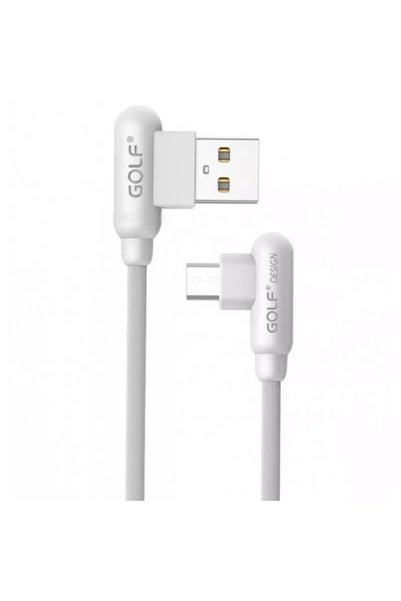 Golf Cablu USB Wing 45M 1m 2.4A alb