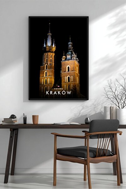KEYFHOME Cracovia Aziz Meryem Basilica Tablou MDF înrămat Poster Living Room ...