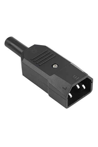OEM Mufa alimentare AC tata 3 pini C14 250VAC 10A pentru cablu pentru PC UPS