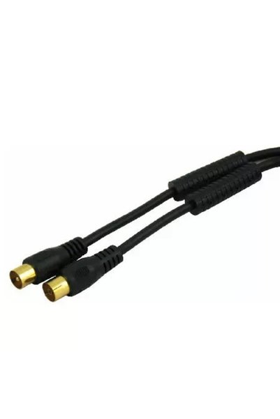 OEM Cablu RF video negru mufa aurii cu tata aurita 3m