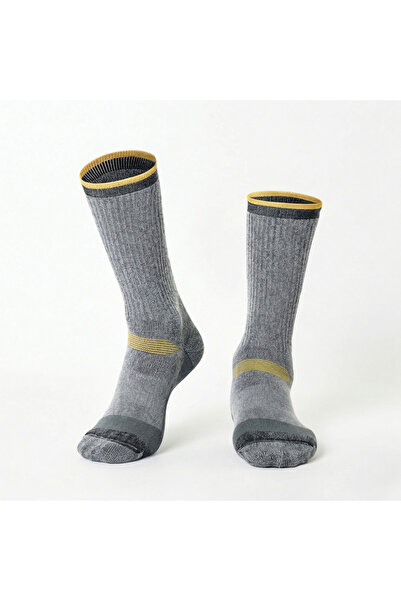 hikerjoy Șosete - Galben - Solid