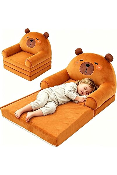 Vixplorn Toddler Chair,Comfy Foam Kids Couch with Soft Linen Cover,Kids Sofa ...