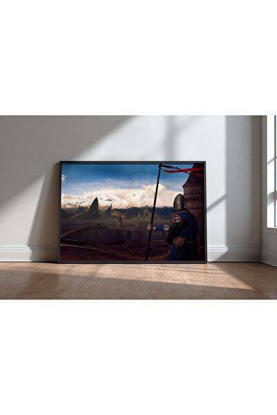 KEYFHOME Nuntius Fantastic Science Fiction Art MDF cu rama tablou poster pent...