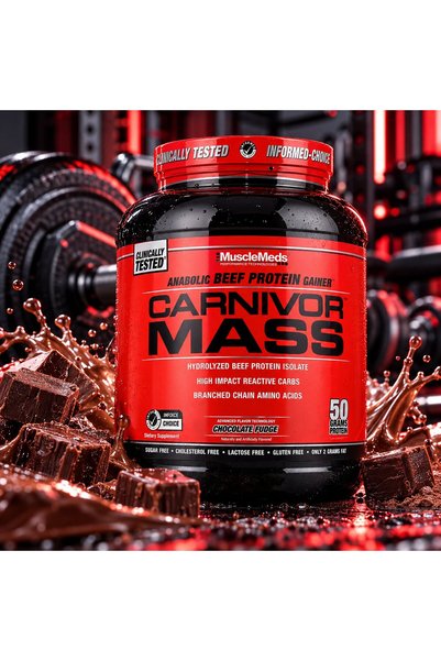 MuscleMeds , Carnivor Mass Beef Protein Gainer 2,646 g - Clinically Tested
