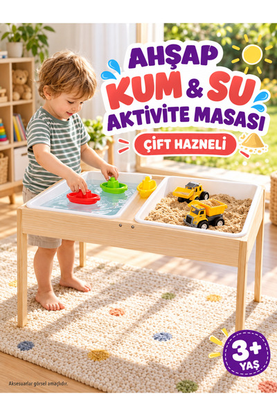 HOBBY HOUSE Ahşap Aktivite Masası