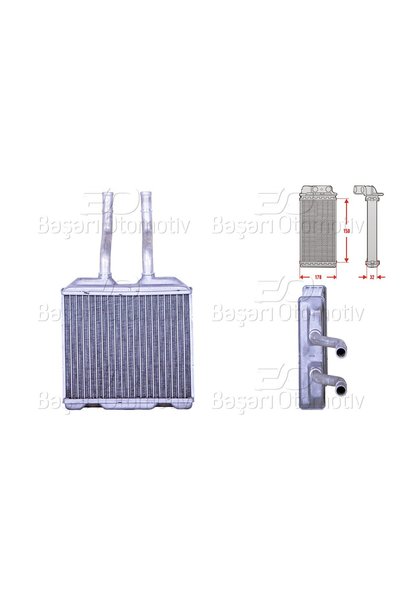 Kalorifer Radyatörü Astra F-Vectra A 1618004