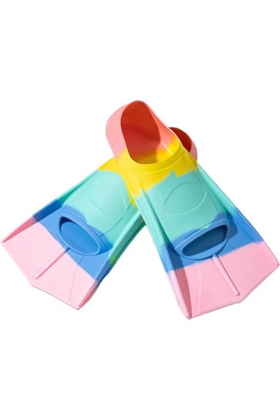 AHLAN Professional Silicone Scuba Diving Fins – Short Snorkel Flippers for Me...