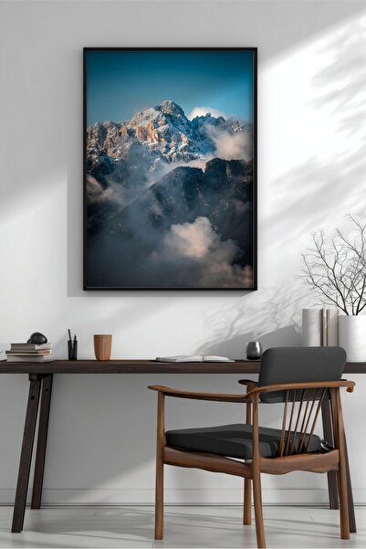 KEYFHOME Maglovite planine, prirodni pejzaž, uokvireni MDF poster, dekoracija...
