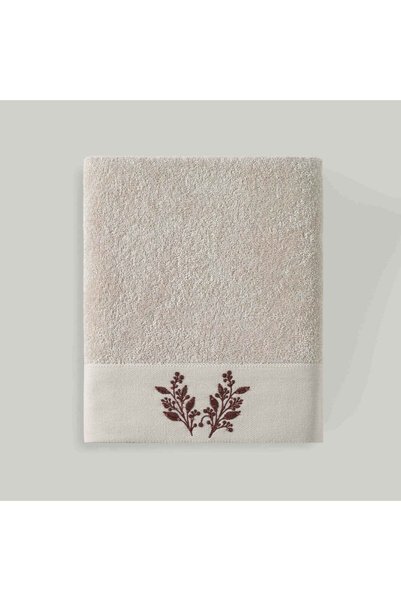 Linens Evora Pamuk 50x85 cm Yüz Havlusu Stone