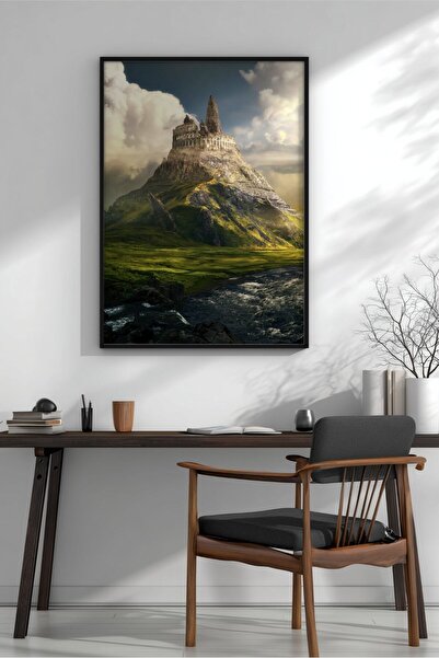 KEYFHOME Unutulmuş Dünya Coliseum Fantastic No 2 Tablou MDF înrămat Poster Li...