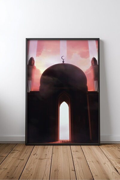 KEYFHOME Islamic Hat Art No 280 Încadrat MDF Tablou Poster Living Decor de pe...