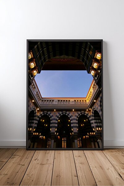 KEYFHOME Mosque and islamic architecture no 14 framed mdf table poster living...