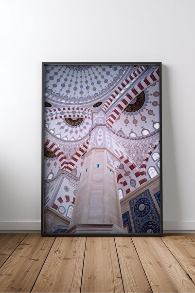 KEYFHOME Mosque and islamic architecture no 56 framed mdf table poster living...