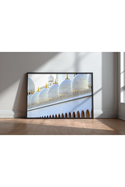 KEYFHOME Mosque and islamic architecture no 53 framed mdf table poster living...