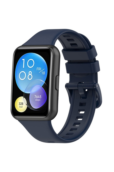 XGSM Curea din silicon pentru Huawei Watch Fit 2, Albastru marin